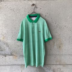 ラコステLACOSTEギンガムチェックポロシャツ3