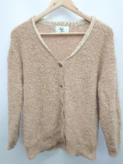 ◇ StyleSea スタイルシー ゆったり 長袖 ニット カーディガン サイズF ブラウン系 レディース P  【1408200026810】