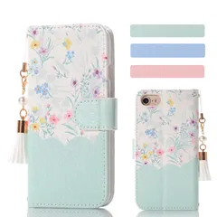 【新品】 iPhone SE ケース [第2世代]2020/iPhone SE3 ケース 手帳型 iPhone８/iPhone７/iPhone6/6sケース手帳 iPhone SE3 ケース[第3世代] 2022 かわいい おしゃれストラップ付き カード収 0