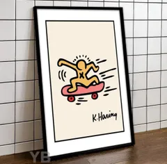 キースヘリングkeith haringプレイボーイコレクションartポスター額装
