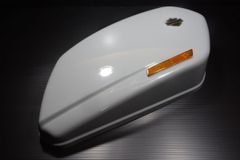 パニアケース サドルバッグ リッド カバー 右 リフレクター ハーレー 純正 ソフテイル スポーツグライド FLSB #R20250714