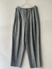 AD1889 COMME des GARCONS HOMME ウール スラックス / S グレンチェック ツータック パンツ アーカイブ 80s 90s 田中オム P5-05017-81485