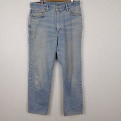 EDWIN エドウィン デニムパンツ ジーンズ 色落ち ライトブルー 35サイズ メンズ 古着 アメカジ