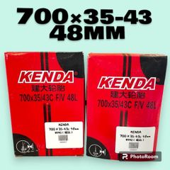【新品】KENDA 700×35-43c 48mm 仏式バルブ 2本セット スペアチューブにいかがでしょうか？