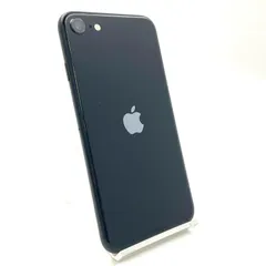 【全額返金保証】【最速発送】Apple iPhone SE（第3世代） 64GB ミッドナイト Softbank 白ロム 動作確認済 85%