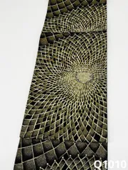 袋帯 七色 キラキラ モダン 金糸 正絹 未使用品 六通 Q1010