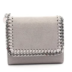 ステラマッカートニー Stella McCartney 三つ折り財布 ファラベラ スモール 431000 グレー その他 ファラベラ スモール 三つ折り財布 レディース Used Bのサムネイル