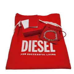 【中古品】DIESEL ディーゼル D LOGO CHAIN BRACELET Dロゴ チェーン ブレスレット アクセサリー 【192-250901-as-08-izu】