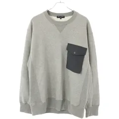 COMME des GARCONS HOMME コムデギャルソンオム 23AW フラップポケットスウェットトレーナー HL-T018 グレー Lのサムネイル