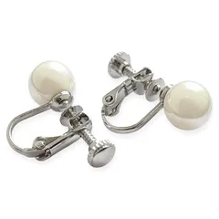 [CocoFill] 本貝 8mm レディース パールセット シルバー925 冠婚葬祭 ジュエリー アクセサリー 保管ケース付き (イヤリング) [イヤリング]