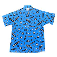 MAYTAG メイタッグ ■【 60‘s Vintage company logo Shirt 】ヴィンテージ ブルー 企業ロゴ 半袖 シャツ