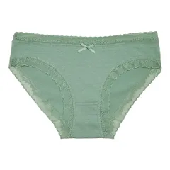 スタンダードショーツ 綿 レディース 無地 シンプル カワイイ ストレッチ ローライズ レース リボン 下着 M L LL 黒 赤 緑 青 rs-025