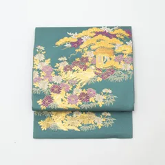 西陣あさぎ 近代花鳥画 袋帯 リス 鳥 動物 正絹 全通 H313 2025年最新】西陣あさぎ 帯の人気アイテム - メルカリ