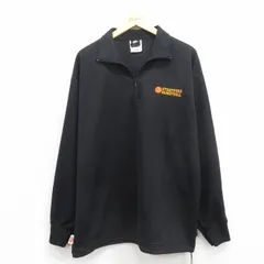 XL/古着 長袖 ハーフジップ ジャケット メンズ 00s バスケットボール 黒 ブラック 25oct25 中古 アウター ジャンパー ブルゾン