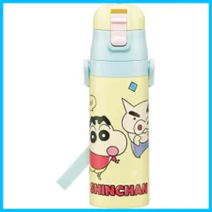【新着商品】こども 子供 キッズ かわいい スポーツボトル 水瓶 waterbottle 保冷専用 男の子 女の子 子供に優しい軽量タイプ クレヨンしんちゃん SDC4-A 470ml 直飲み 水筒 ステンレス 子供用 スケーター(skater)