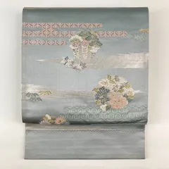 ZY-651 袋帯 九百錦 瑞扇光琳文 六通 正絹 名品 高級 ZY-651 袋帯 九百錦 瑞扇光琳文 六通 正絹 名品 高級 - メルカリ