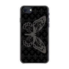 【特価セール】iPhone16e互換品 ケース ハードケース カバー アイフォン16e互換品 スマホケース 携帯ケース 保護カバー シンプル スマホカバー ArcDesign ユリ 百合の紋章 チョウ アゲハ