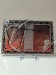 リボン 写真フレーム 赤＆黒