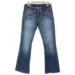 【美品】 トゥルーレリジョン デニム フレア ブーツカット JOEY BIG T USA製✨TRUE RELIGION JOEY ブーツカット フレアデニム 24 True