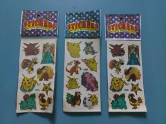 2000 年 早い 文具/おもちゃ ( 古くする ポケモン) ポケモン ステッカー 3 種 出品