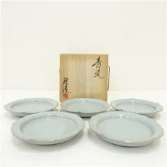 骨董品 古美術 氷裂紋釉 青磁茶托 茶道具 骨董品 古美術 氷裂紋釉 青磁茶托 茶道具