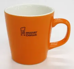 【中古】マグカップ・湯のみ オレンジ カラフルカップ 「ミスタードーナツ」 ポイント交換景品