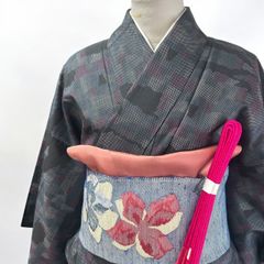 EMON えもん 兵児帯 麻 雪花絞り - メルカリ