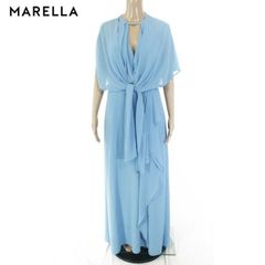ANDRESD バブルスリーブジャガードドレス ライトブルー　M-tall ANDRESD ドレス bubble sleeve jacquard dress / バブルスリーブ