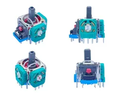 ElecGear 4個EL1交換用ジョイスティック + 4個追加のドリフト修正可変抵抗器 PS4コントローラー対応のALPS 10Kアナログスティック コントローラ センサー サムスティック モジュール修理部品