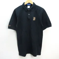 z■クレイジーシャツ/crazy shirts 半袖ポロシャツ 鹿の子【M】紺/men's/26【中古】