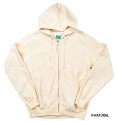 Good On HVY ZIP HOOD SWEAT P-NATURAL
