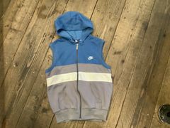 アメリカ製　80s　後半　NIKE ナイキ　ジップアップパーカーベスト