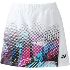 【新品・5営業日で発送】YONEX ヨネックス ウィメンズスカート(インナースパッツツキ) (26106) 色 : ホワイト サイズ : O 