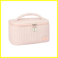 ALLMIRA トラベル 化粧ポーチ メイクポーチ 大容量 持ち運び 大きめ 化粧ぽーち 人気 バニティポーチ コスメポーチ かわいい 可愛い おしゃれ 軽量 防水 コスメぽーち こすめぽーち メイクぽーち レディース ピンク