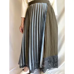COLLAGE GALLARDAGALANTE EMMALIA春夏　ガリャルダガランテ　プリーツレースロングスカート　コラージュガラルリャガランテ　フリーサイズ