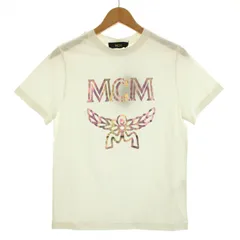 エムシーエム MCM SHORT SLEEVES TEE ショートスリーブTシャツ カットソー 半袖 クルーネック ロゴ プリント S 白 ホワイト タグ付き /BBのサムネイル