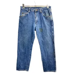 Wrangler デニムパンツ W34 ラングラー レギュラーフィット インディゴ コットン メキシコ製 古着卸 アメリカ仕入 2405-1321