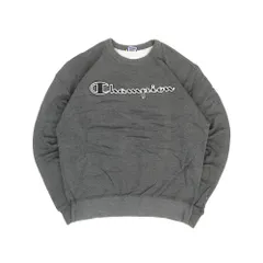 【最終値下げ SALE】Champion 【AUTHENTIC ATHLETICWEAR】 チャンピオン スウェット ロゴ刺繍 グレー 裏起毛 M　B202507