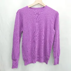 ◇ ⊇ LAUTREAMONT. ロートレアモン 長袖 ニット サイズ38 パープル系 レディース E  【1502060013352】