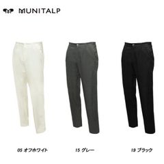 【極美品】ムニタルプ MUNITALP 総柄 ストレッチ パンツ ゴルフ　M 超美品 ムニタルプ ゴルフ 高級ストレッチパンツ メンズ 50 L ネイビー