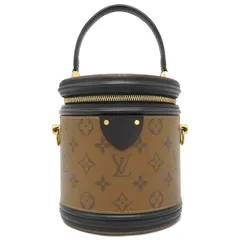 ルイヴィトン LOUIS VUITTON 2WAYバッグ カンヌ モノグラムキャンバス モノグラムリバースキャンバス モノグラム ゴールド金具 茶 ハンドバッグ ショルダーバッグ ※鍵1本欠品  M43986 RFID【中古】