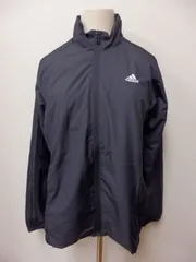 adidas ウインドブレーカージャケット 黒 レディースＬサイズ アディダス 413F05