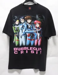 BUBBLEGUM CRISIS × GEEKS RULE L BUBBLEGUM CRISIS × GEEKS RULE 15 SILKSCREEN PRINTING T SHIRT