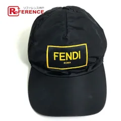 フェンディ FXQ768 ロゴ ベースボール 帽子 キャップ ナイロン