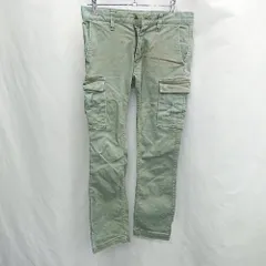 ◇ Θ マージン シンプル　カジュアル カーゴパンツ サイズ44 カーキ系 メンズレディース E  【1505220015715】