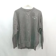 ◇ FREAK'S STORE クルーネック 文字プリント カジュアル　オシャレ 長袖 トレーナー 表記なし ダークグレー レディース E  【1308160005477】