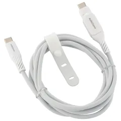 新品 オーム(OHM) AudioComm USBケーブル Type-C/Type-C PD対応 さらさらUSBケーブル 片側スイング式 1.5ｍ 最大100W 高速充電 断線に強い 高耐久 6か月 手ざわりさらさらナイロン素材 SMT-L15SS100N 0