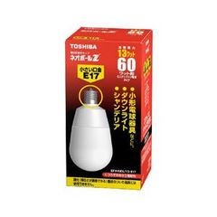 【人気商品】TOSHIBA ネオボールZ A形 60Wタイプ 口金直径17mm 電球色 EFA15EL/13-E17
