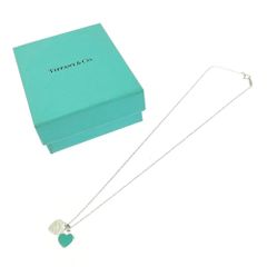 【中古】【箱付き】 TIFFANY&Co. ティファニー シルバー リターントゥ ミニ ダブルハート ネックレス 2.7g 925刻印 408036 ネックレス