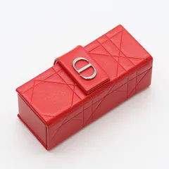 良品 クリスチャンディオール ミラー付きリップケース レッド ノベルティ 2000000 NSK SMZ